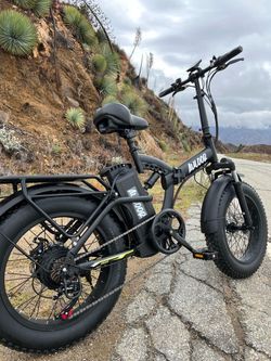 ✅BRAND NEW - 1000 Watt Folding Electric Bike Lightweight 20x3.0 Fat Tire, 20ah, 32mph, 50-80 Mile Range, Heavy Duty Rear Rack