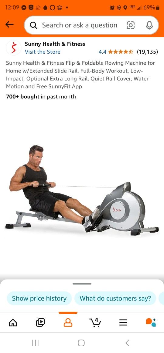 Magnetic Resistance Rower