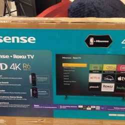 Brand New 43 Inch Hisense Roku TV 