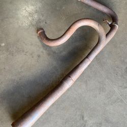 Panhead Two Into One Pipes