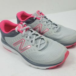 New Balance 490v5 Womens W490KM5 Gray Lace Up Running Athletic Shoes Size 9.5 B