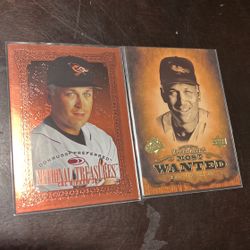 Cal Ripken Jr Set of 2 MLB Cards