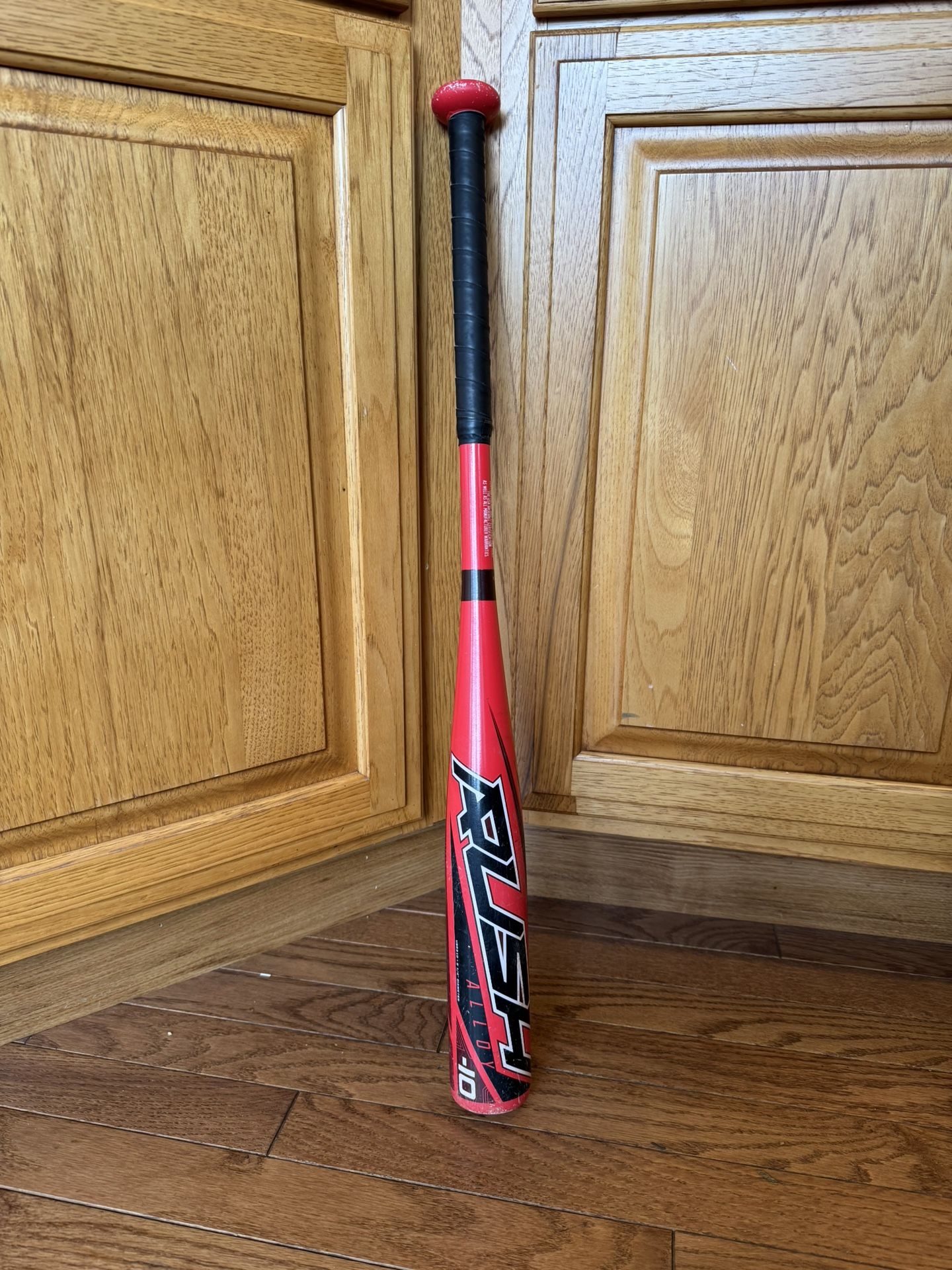 Rawlings Rush Alloy Red Baseball Bat 27 -10