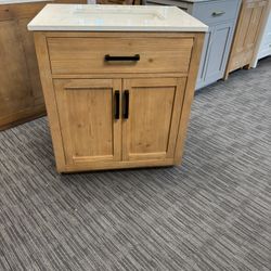 30” Bathroom Vanity In Wood Color 