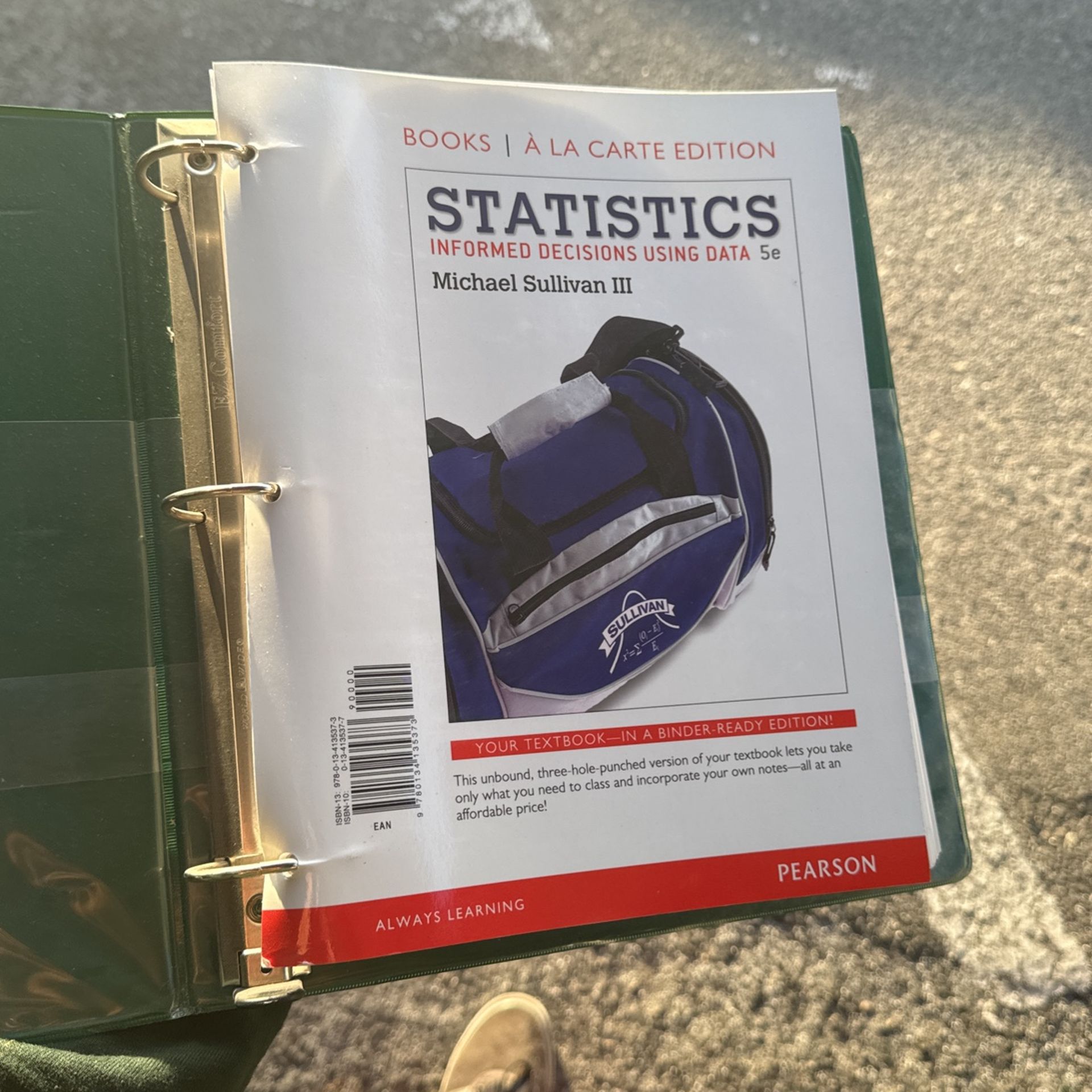 Math Statistics Book