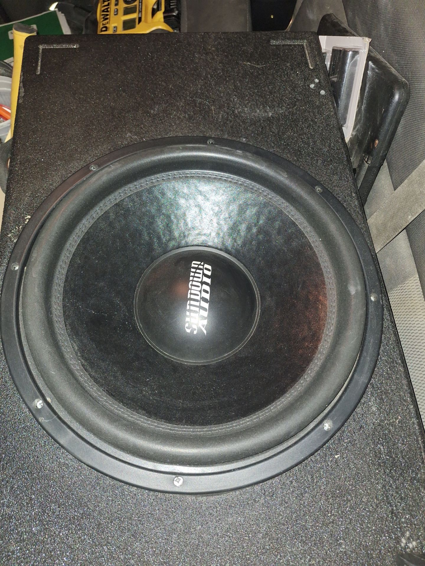 15-in sundown subwoofer in ported box