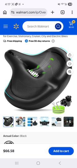 New Oversized Comfort Bike Seat