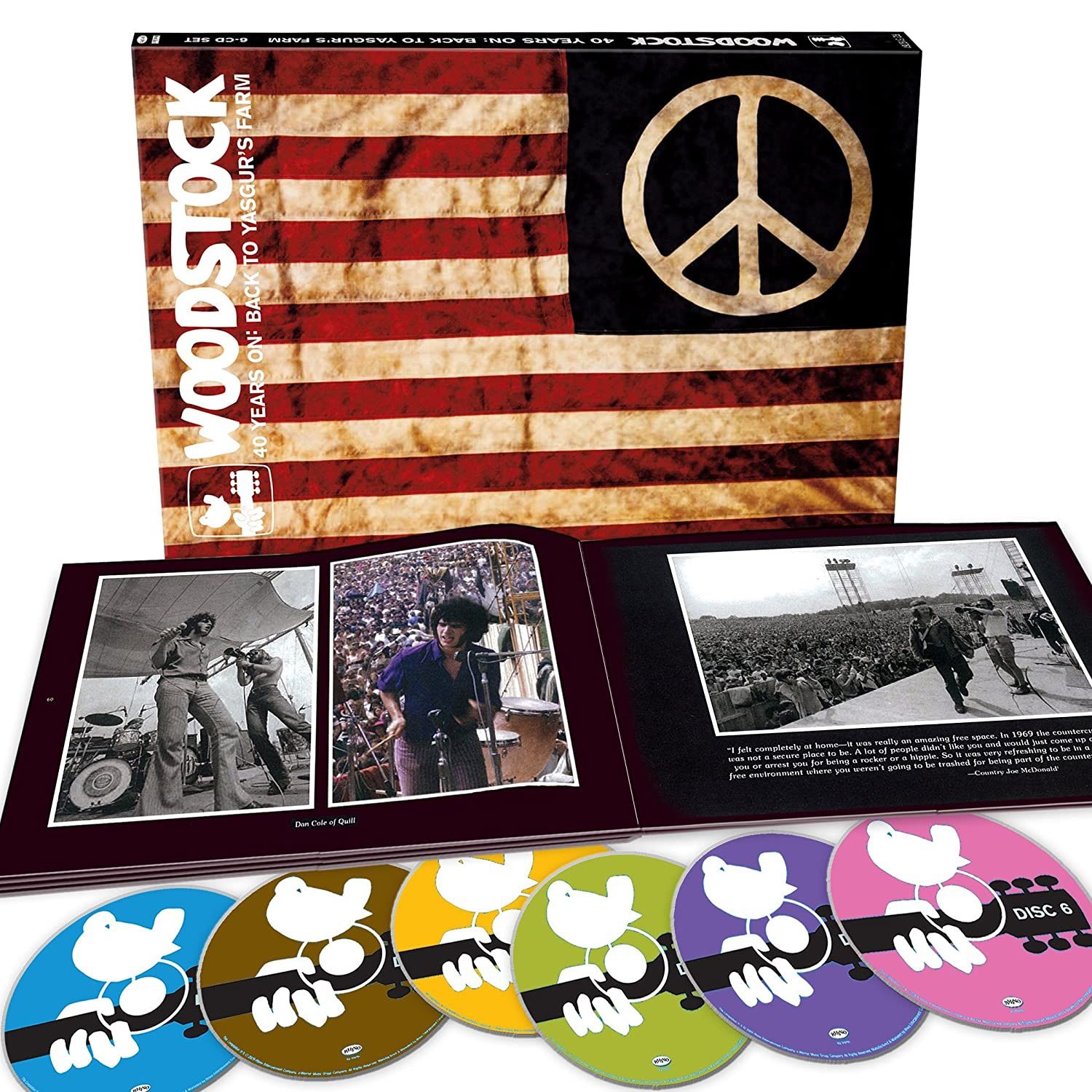 Woodstock 40.Years On:Back To Yasgurs Farm 6 CD Boxed Set With Book