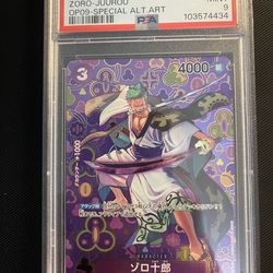 One Piece Zoro-Juro PSA9