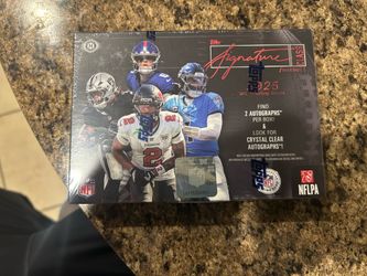 2025 NFL TOPPS SIGNATURE NFL HOBBY BOX SEALED