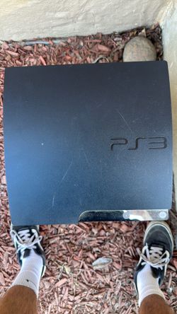 PS3 With Cables And Controller