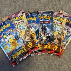 UNOPENED & SEALED Pokemon Surging Sparks Booster Packs