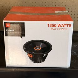 JBL 10 Inch Subwoofer