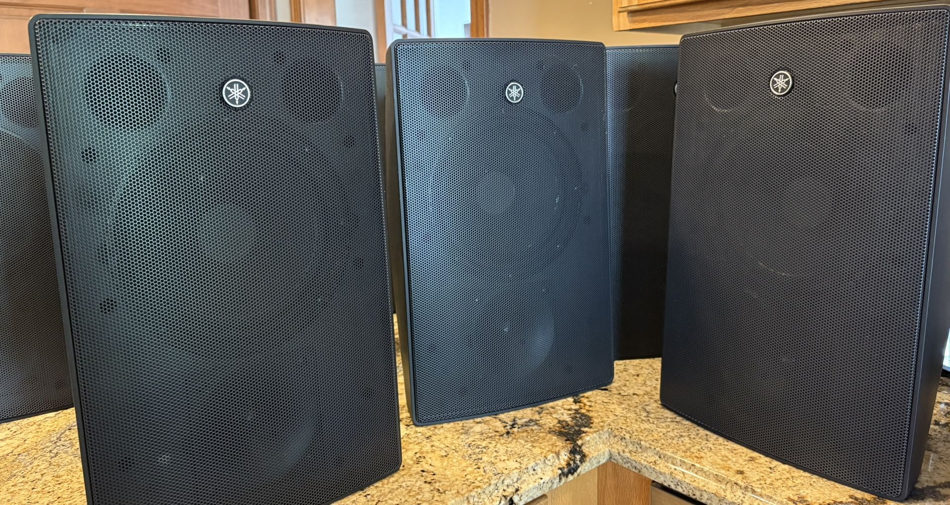 4x Yamaha VXS10S subwoofers 10x Yamaha VXS8 speakers 1x Yamaha XMV8280 Power Amplifier 1x Yamaha MTX3 Matrix Processor. Associated wall controls