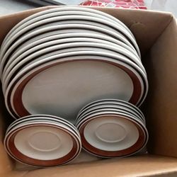 Box Full Of New Plates  In Weeki Wachee Spring Hill