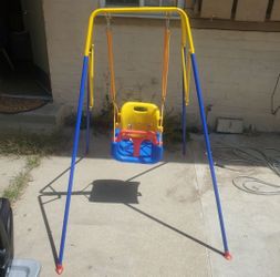 Foldable toddler / child swing