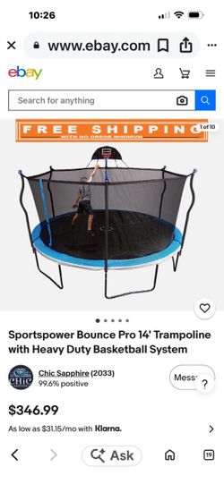 Trampolín 14ft