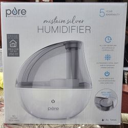Pure Enrichment MistAire Silver Humidifier