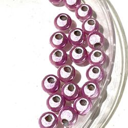 Lot Of Pink Dichroic Beads