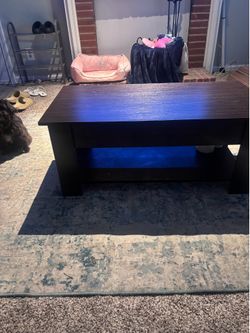 Brown coffee table