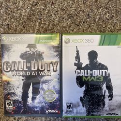 XBOX 360 CALL OF DUTY (2 Games )