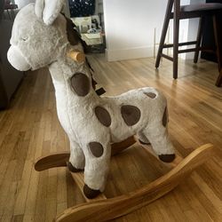 Rocking giraffe Pottery Barn 
