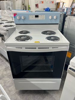 Whirlpool White Electric Coil Range Oven