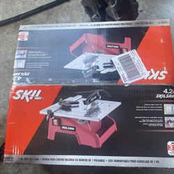 4.2 A Skilsaw 7 In Wet Tile Saw 
