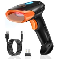 Kuiiyer Bluetooth Barcode Scanner KU061 Wireless 2D QR 1D Handheld Scanner