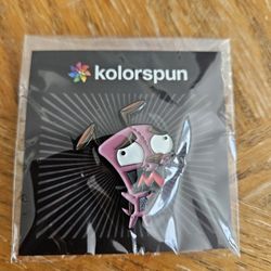 Invader Zim Girr Enamel Pin