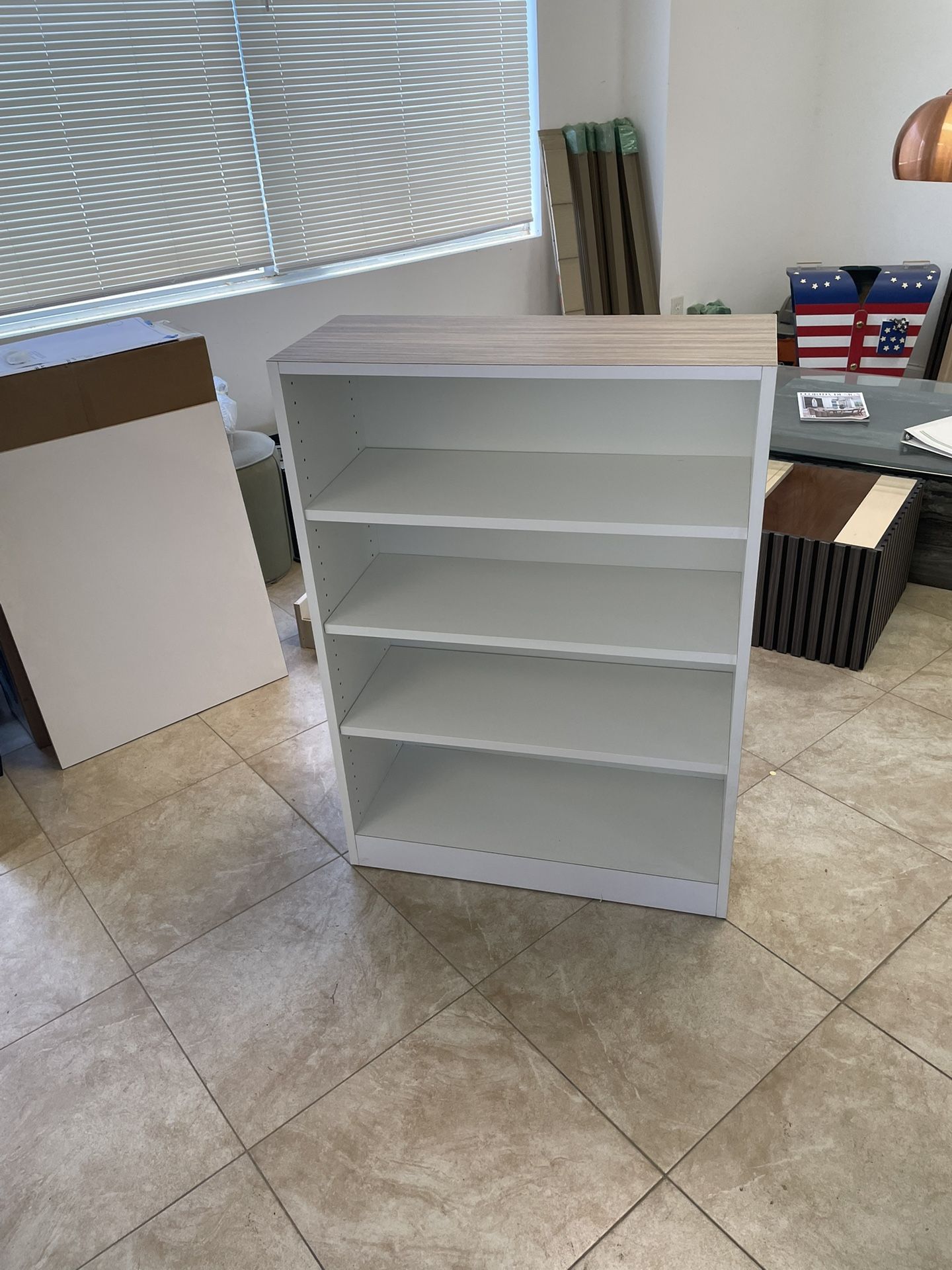 White bookcase, Custom Made