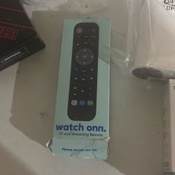 onn. Universal 3-Device Remote, Black.