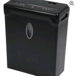 ProTek® 6-Sheet Cross-Cut Shredder, Black