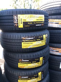 180/60R15 Headway New Tires Installed And Balanced
