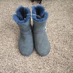 Suede new kids boot