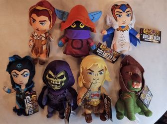 Masters of the Universe Revelation Plush Set of 7