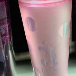 Disney Polka Dot Pink Starbucks Cup 24oz