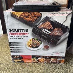 Gourmia Smokeless Grill & Air Fryer