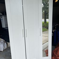 White Closet Vanity/Armoire 135 OBO