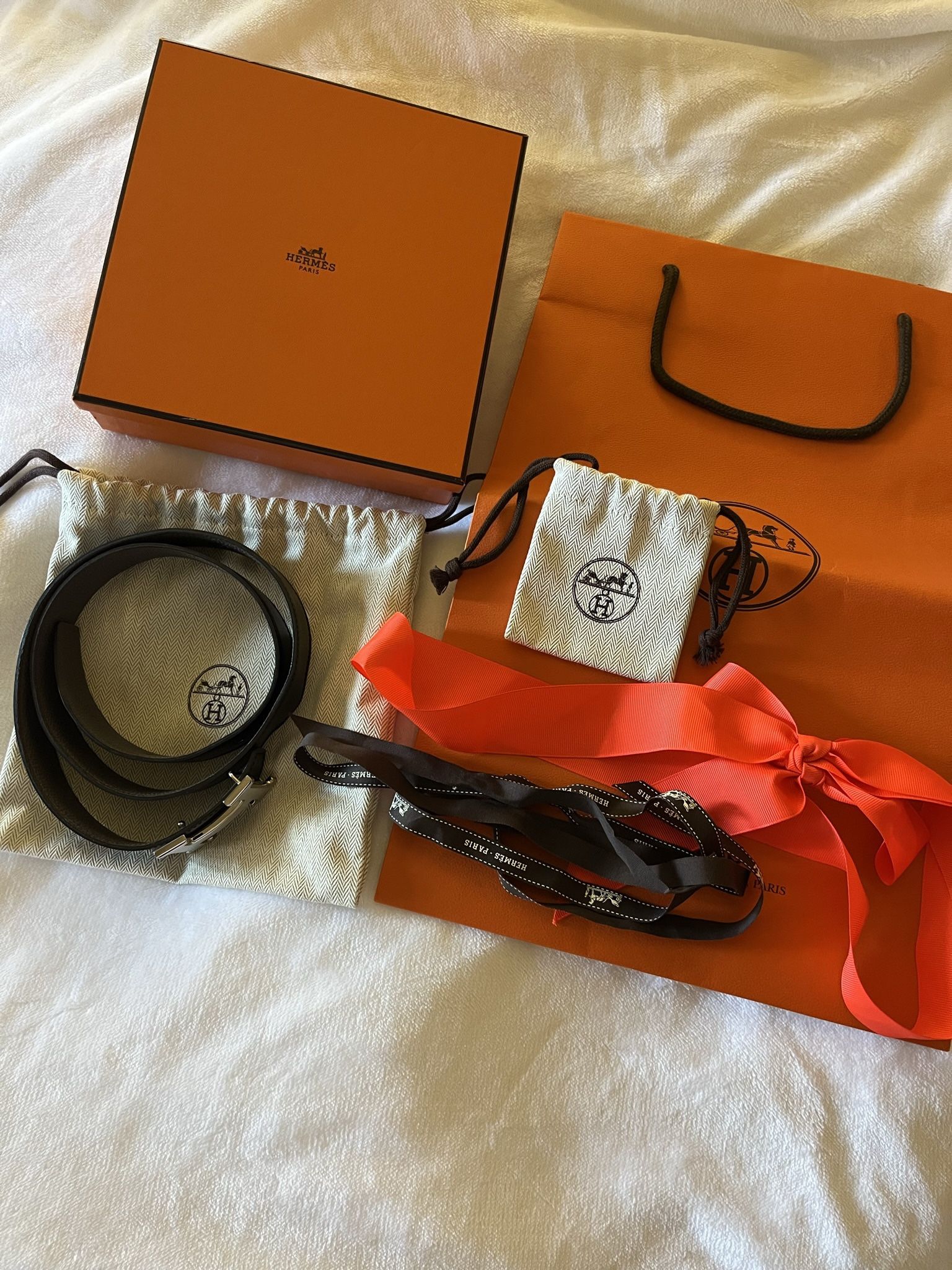 Authentic Hermes Belt Reversible