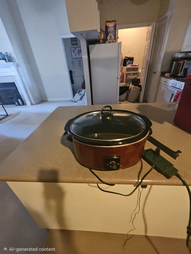 8 Qt. Slow Cooker, Manual, Rhubarb