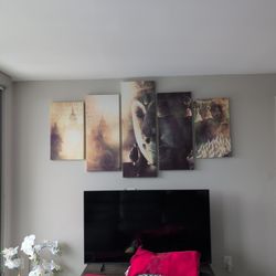 Multi Panel Buddha Canvas Print