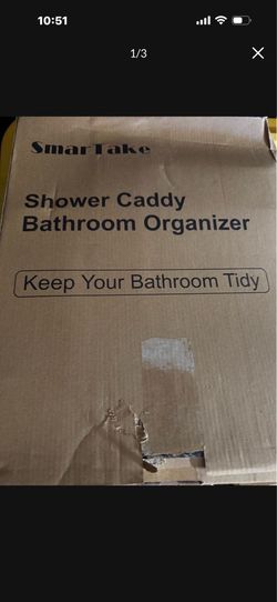 New shower caddy
