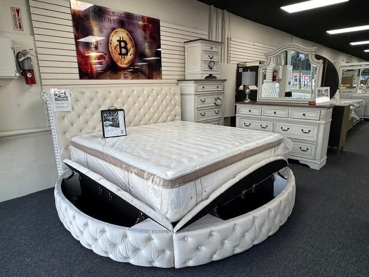 $39 Down Finance Bedroom Set Queen Bed King Bed Mattress Power Reclining Sofa Loveseat Sectional Couch Sleeper Bunk Bed Vanity Set