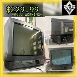 *WORKING* Sony KV-20TR23 Trinitron 20" Color Vintage CRT TV (Retro Gaming)