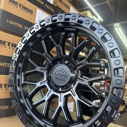 Lock Off Combat 20x9 6x5.5 Matte Black 