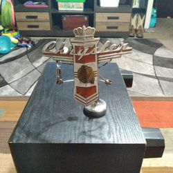 Vintage 1947-48 Chrysler Hood Badge 