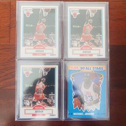 Michael Jordan 1990 Fleer Card Lot! Iconic Jumpman Cards! 