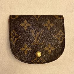 Louis Vuitton Monogram Porte Monnaie Gousset Coin Purse