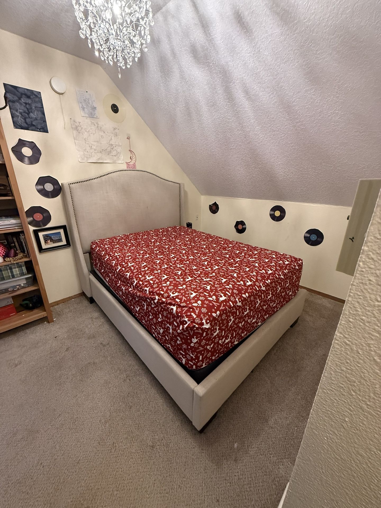 Queen Size Bed Frame & Box Spring